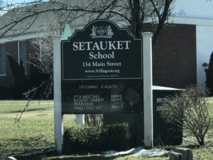Picture of Setauket Elementary School Sign 