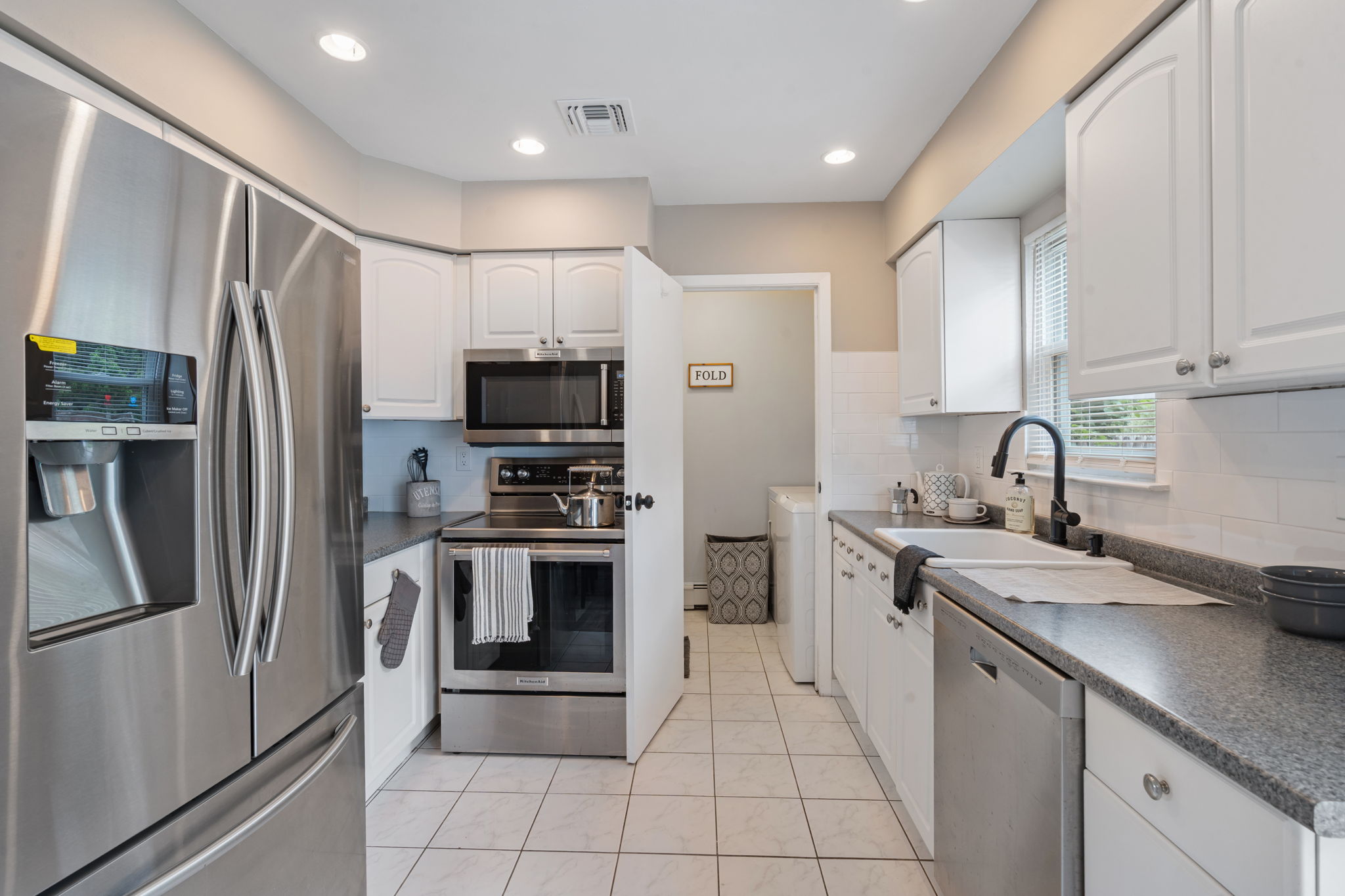Kitchen in Strathmore Court Coram NY home