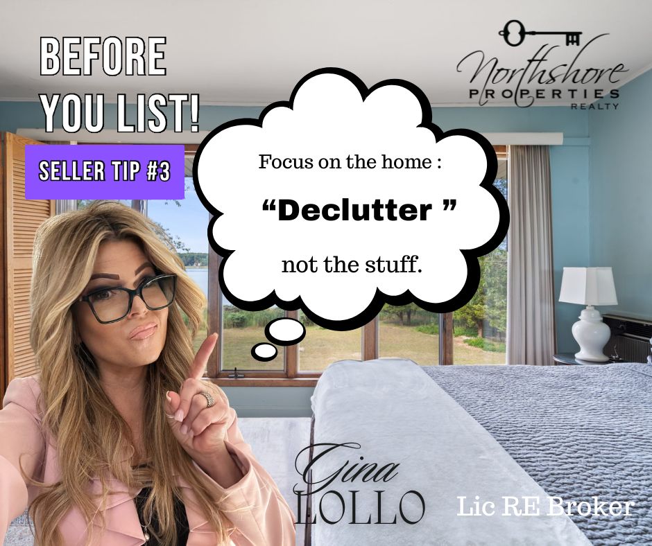 Seller Tip 3 Declutter for More Space