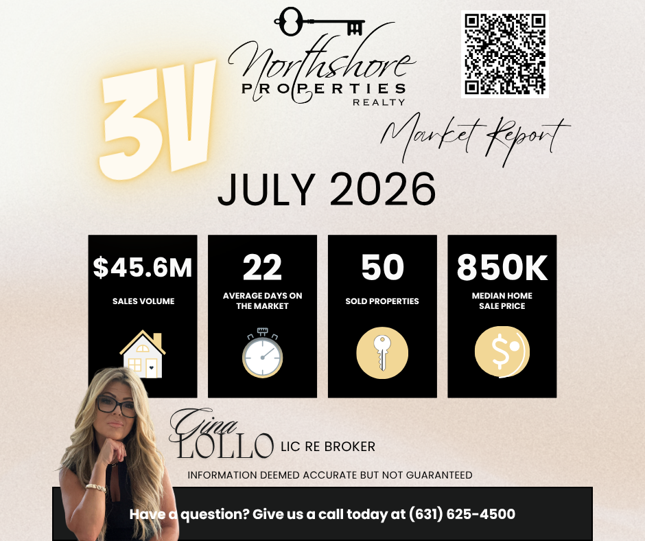 Three Village Real Estate Market Report Update July 2026